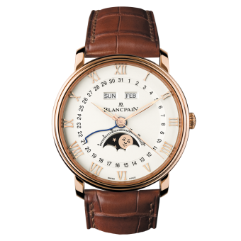 Blancpain Villeret Quantième Complet 40mm Red Gold Opalin