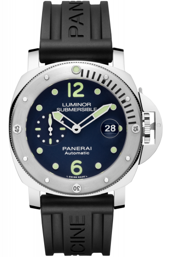 Panerai Luminor Submersible Automatic Acciaio Blue