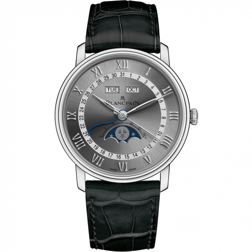 Blancpain Villeret Quantième Complet 40mm Stainless Steel Grey