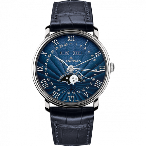 Blancpain Villeret Quantième Complet 40mm White Gold Flinqué