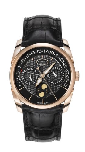 Parmigiani Fleurier Tonda Quator Rose Gold Black
