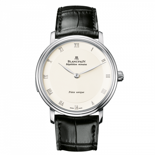 Blancpain Villeret Tourbillon Minute Repeater Automata White Gold Opaline