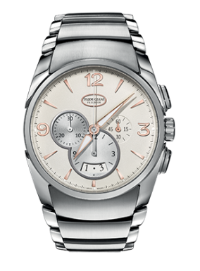 Parmigiani Fleurier Tonda Metrographe Stainless Steel White Bracelet