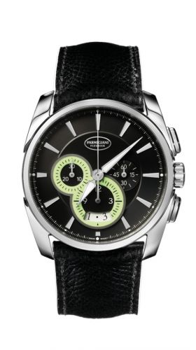 Parmigiani Fleurier Tonda Metrographe Stainless Steel Black Strap