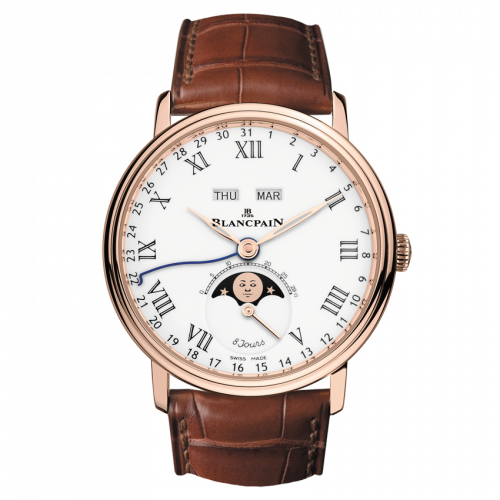Blancpain Villeret Quantieme Complet 8 Jours Red Gold Enamel