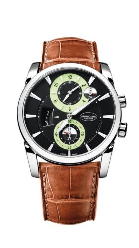 Parmigiani Fleurier Tonda Hemispheres Stainless Steel Black