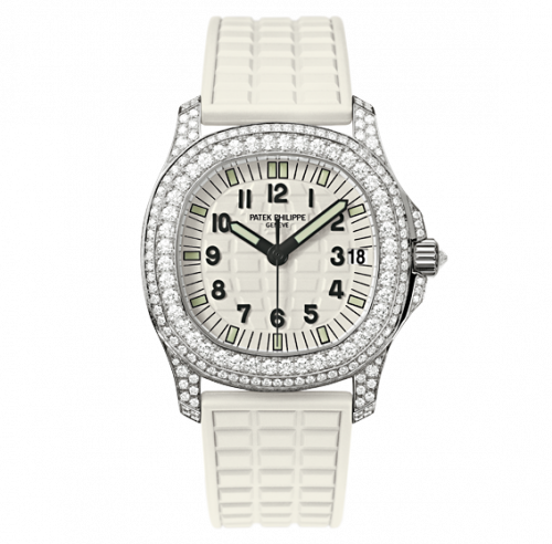 Patek Philippe Aquanaut 5069 White Gold White