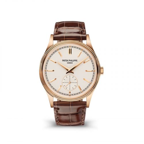 Patek Philippe Calatrava Clous de Paris Rose Gold Silver