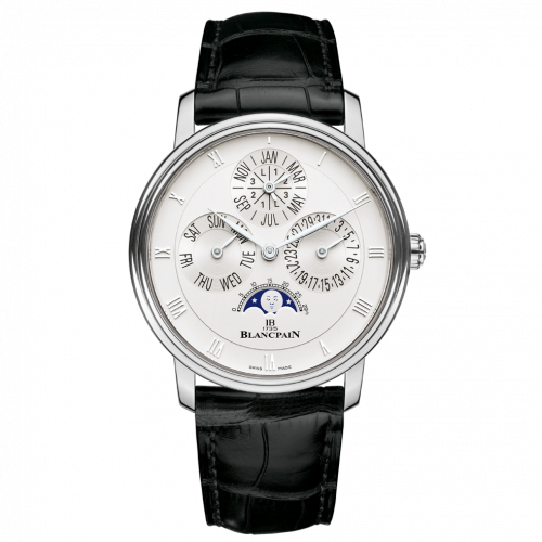 Blancpain Villeret Quantième Perpétuel White Gold Opaline