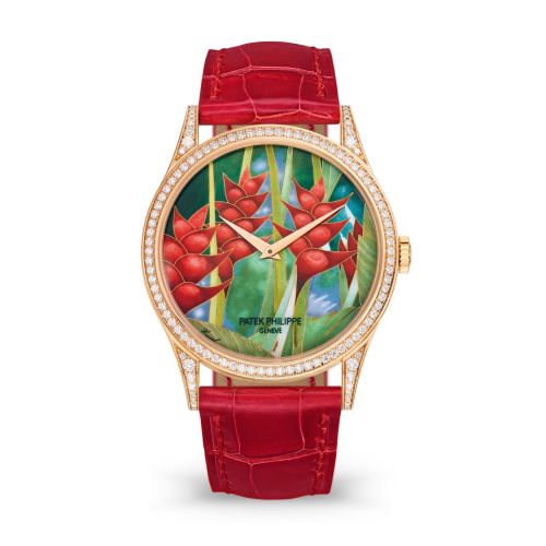 Patek Philippe Calatrava 5077R Tropical Plants Heliconias