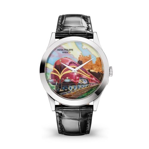 Patek Philippe Calatrava 5089 White Gold Steam Locomotives