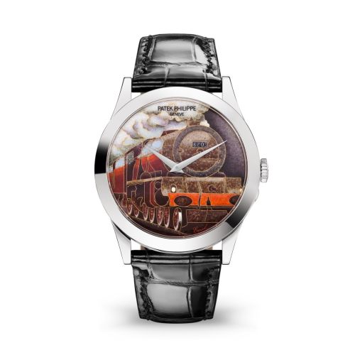 Patek Philippe Calatrava 5089 White Gold Steam Locomotives