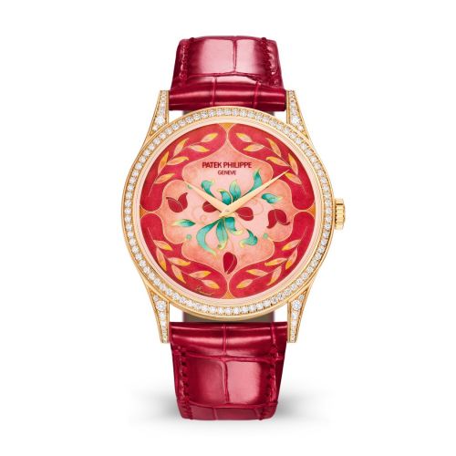 Patek Philippe Calatrava 5077 Rose Gold Diamond Floral Caprice
