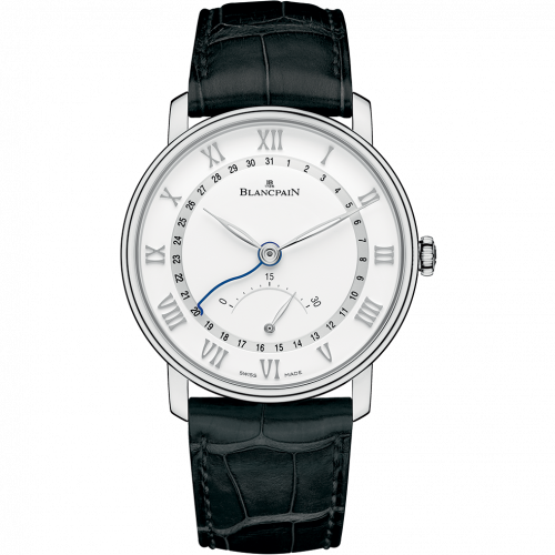 Blancpain Villeret Ultraplate Quantième Seconde Rétrograde Stainless Steel White