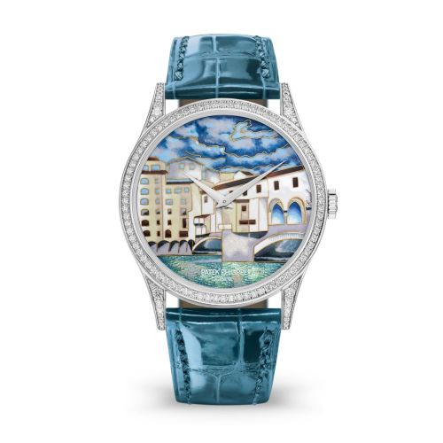 Patek Philippe Calatrava 5077G Italian Scenes Ponte Vecchio