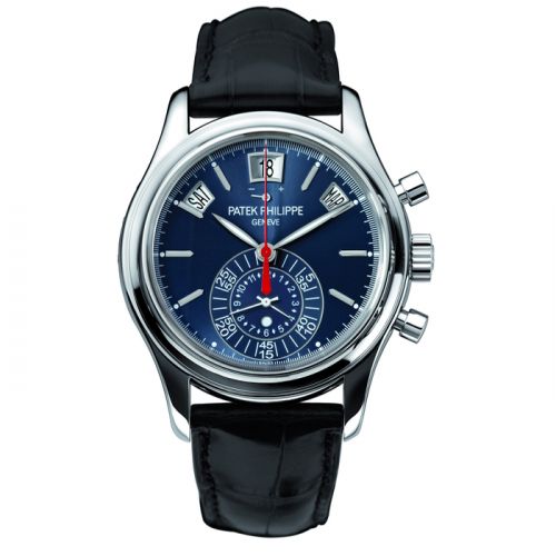 Patek Philippe Annual Calendar Chronograph 5960 White Gold Blue Moscow