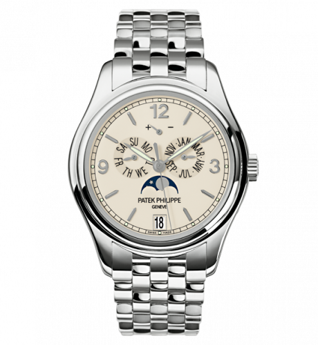 Patek Philippe Annual Calendar 5146 White Gold Cream Bracelet