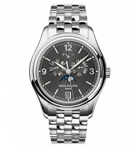 Patek Philippe Annual Calendar 5146 White Gold Bracelet Grey