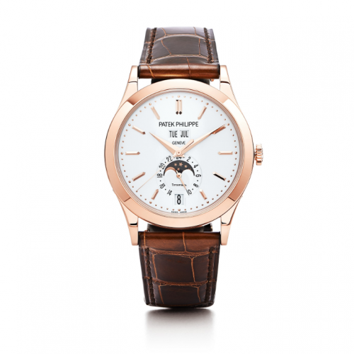 Patek Philippe Annual Calendar 5396 Tiffany Rose Gold Silver