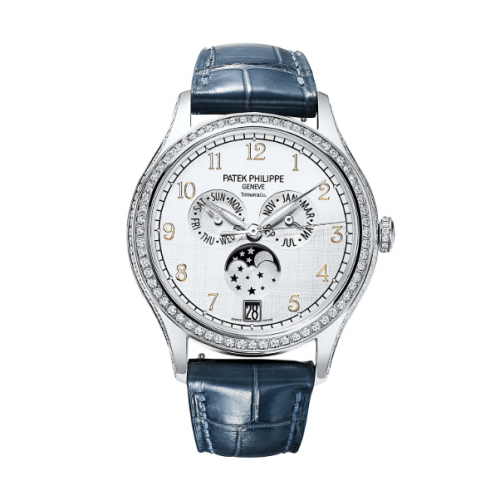 Patek Philippe Annual Calendar 4947 Tiffany White Gold Silver