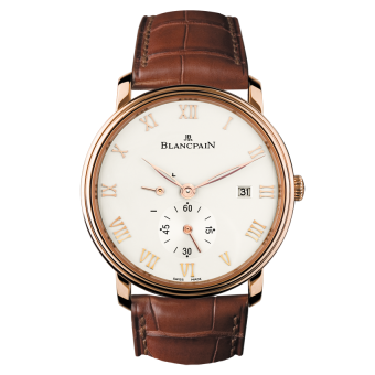 Blancpain Villeret Ultraplate Power Reserve Date Red Gold Opaline