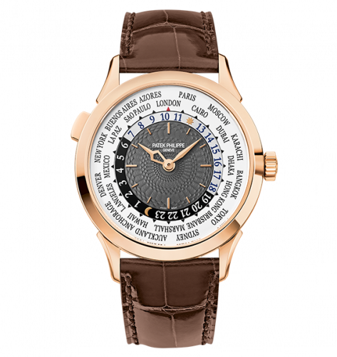 Patek Philippe World Time 5230R Rose Gold Grey Hong Kong