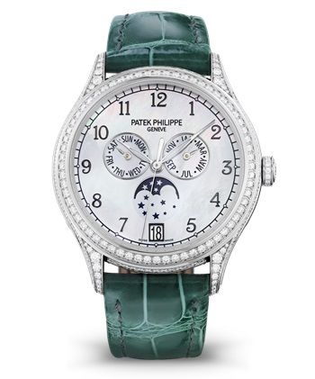 Patek Philippe Annual Calendar 4948 White Gold Black Mother of Pearl