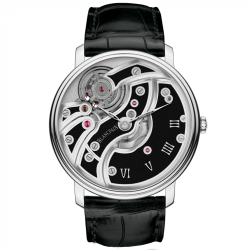 Blancpain Villeret Mouvement Inversé Black