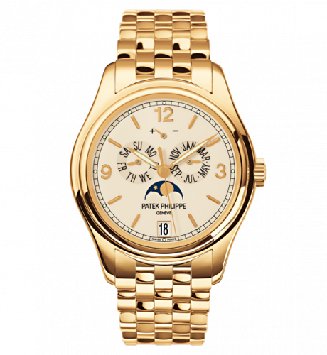 Patek Philippe Annual Calendar 5146 Yellow Gold Cream Bracelet