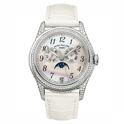 Patek Philippe Annual Calendar 4937 White Gold Diamond White Mother of Pearl