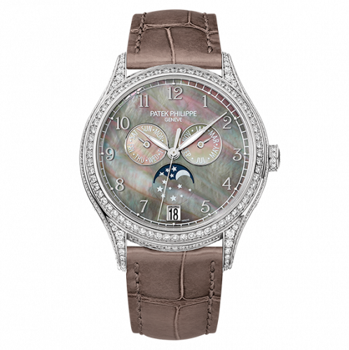 Patek Philippe Annual Calendar 4948 White Gold Black Mother of Pearl