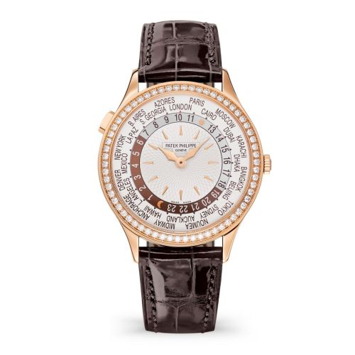 Patek Philippe World Time 7130 Rose Gold Silver Beijing