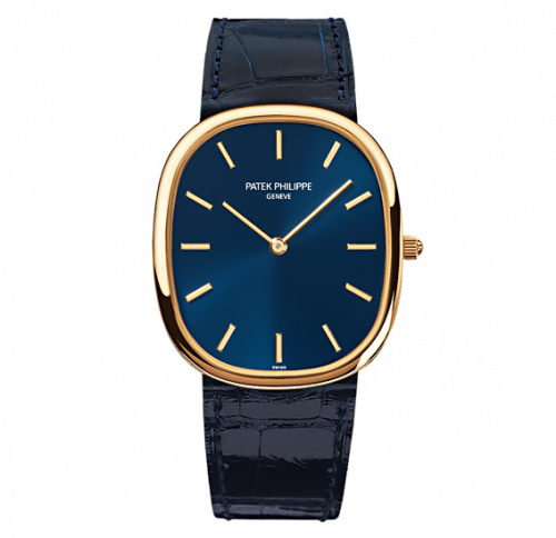 Patek Philippe Golden Ellipse 3738 Yellow Gold Blue