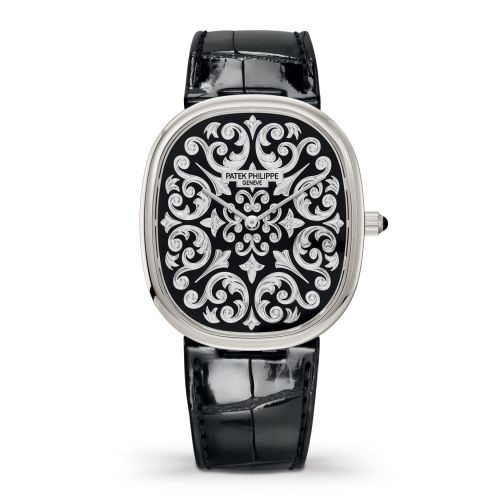 Patek Philippe Golden Ellipse 5738 Platinum Volute