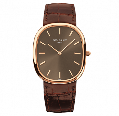 Patek Philippe Golden Ellipse 3738 Rose Gold Brown