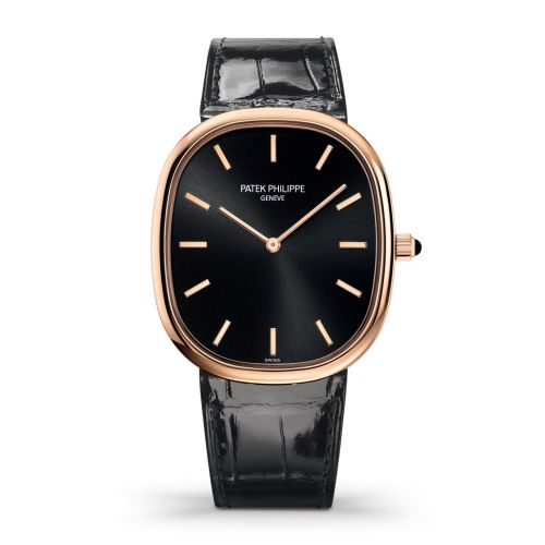 Patek Philippe Golden Ellipse 5738 Rose Gold Black