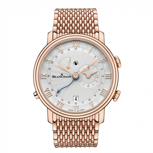 Blancpain Villeret Réveil GMT Red Gold Opalin Bracelet