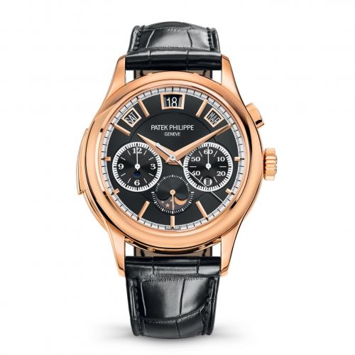 Patek Philippe Minute Repeater Perpetual Calendar Chronograph 5208 Rose Gold Black