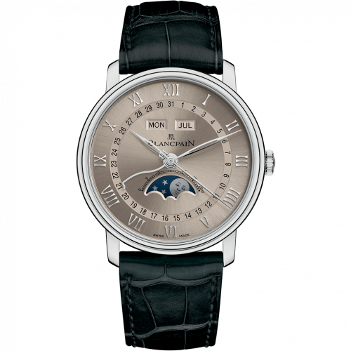 Blancpain Villeret Quantième Complet 40mm White Gold Grey