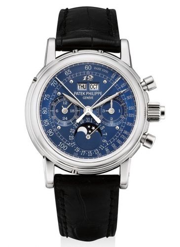Patek Philippe Perpetual Calendar Split Seconds Chronograph 5004P Blue Eric Clapton
