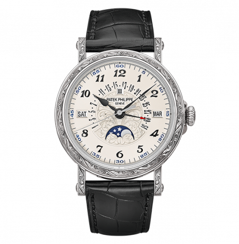 Patek Philippe Perpetual Calendar 5160 White Gold Silver