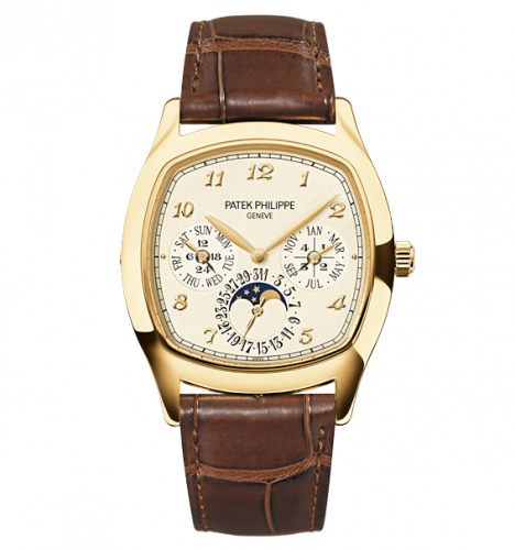 Patek Philippe Perpetual Calendar 5940J Yellow Gold Silver