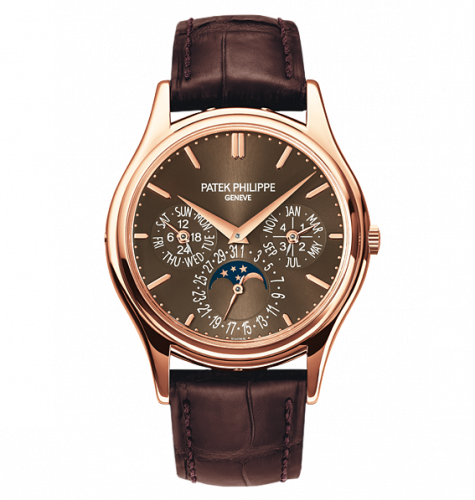 Patek Philippe Perpetual Calendar 5140 Rose Gold Brown