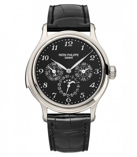 Patek Philippe Minute Repeater Perpetual Calendar 5374 Platinum Black