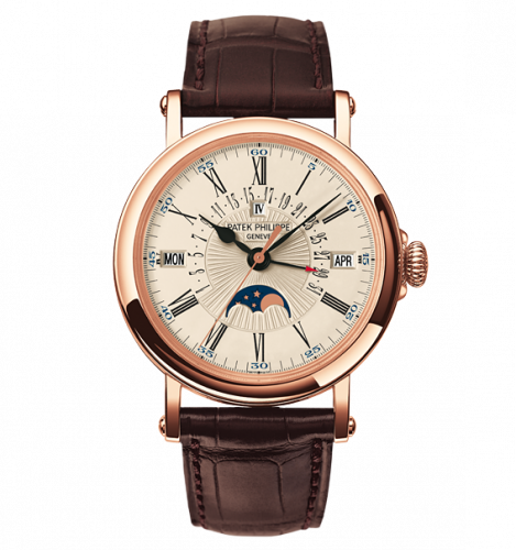 Patek Philippe Perpetual Calendar 5159 Rose Gold Silver