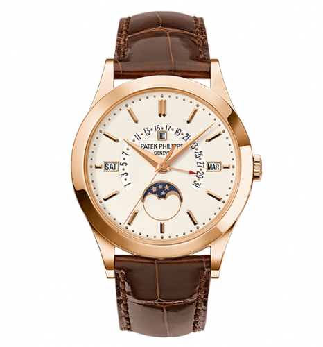 Patek Philippe Perpetual Calendar 5496 Rose Gold Silver