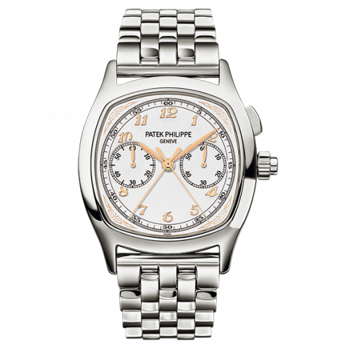 Patek Philippe Split-Seconds Chronograph 5950 Stainless Steel Silver Bracelet