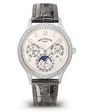 Patek Philippe Perpetual Calendar 7140 White Gold Silver