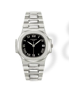 Patek Philippe Nautilus 3800 Stainless Steel Black - Roman