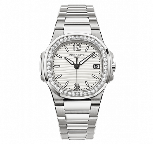 Patek Philippe Nautilus 7010 White Gold Silvery White